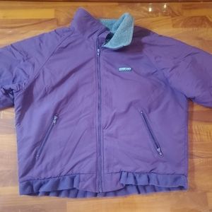 Men’s Vintage Land’s End Squall Fleece Lined Jacket size Large Made In USA